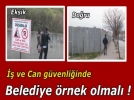 Belediye �rnek olmal�