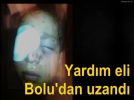 Gazzeli �ocu�a T�rk K�z�lay��ndan yard�m   