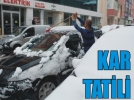 Bolu�da kar tatili