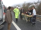 Cenazeye giden ailenin otomobili takla att�