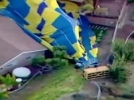 Yolcu dolu balon yere �ak�ld�