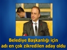 Aday isimleri an�lmaya ba�lad�