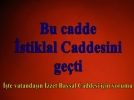 �stiklal Caddesini ge�ti