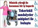 Minicik y�re�i ile kocaman bir i� ba�ard�