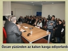 Muhtar Tanju �zcan�� i�aret etti salon gerildi