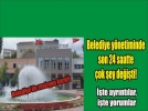 Belediye�de ta�lar yerinden fena oynad�!