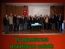 Ba�kan Y�lmaz, �� adamlar�na icraatlar�n� anlatt�