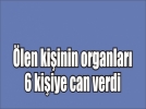 Organ nakliyle 6 ki�i hayata tutundu