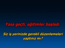 TSO� da i� g�venli�i e�itimi verildi