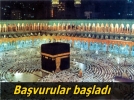 Hac ba�vurular� ba�lad�