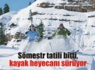 Kayak tutkunlar� Kartalkaya'ya ak�n etti