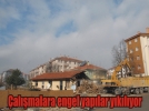 Yol geni�letme �al��malar� t�m h�z�yla s�r�yor