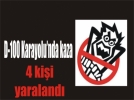 Otomobil k�rm�z� ���kta bekleyen kamyona �arpt�