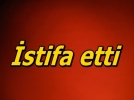 �zer �zcan istifa etti