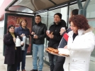 ���i ve memurlara �ay simit ikram�
