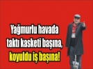 Ba�kan Y�lmaz caddedeki �al��malara el att�