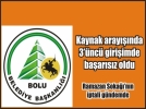 Belediye kaynak aray��lar�ndan umdu�unu bulamad�!