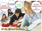 Bolu'nun 30 bin ��renci ile imtihan�