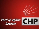 CHP�de parti i�i e�itim