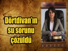 Kad�n kaymakam su sorununu ��zd�