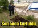 Fabrikay� istinat duvarlar� kurtard�