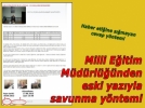 Eski metinle yeni savunma 