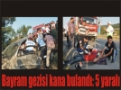 �arampole yuvarlanan ara� hurda y���n�na d�nd�