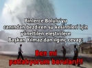 Belediye Ba�kan� Alaaddin Y�lmaz�dan bomba etkisi yaratacak s�zler: 