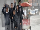 Hafta sonu evde kald�k