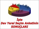��TE DEV ANKET�N �ARPICI SONU�LARI