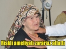 70�lik hastadan 800 gram guatr al�nd�