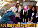 Katmer yap�p, odun k�rd�lar