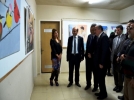 Resim ��rencilerinin �al��malar� sergileniyor