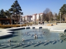 S�s havuzlar� buz tuttu