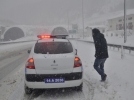 Bolu Da��'nda trafik fel� oldu