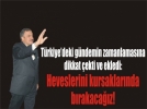 Bakan Ero�lu, Bolu'da zehir zemberek konu�tu!