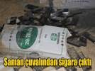 Saman �uvallar�na sigara saklam��lar