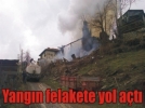 Ya�l� kad�n yanarak can verdi