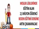 Meslek liselerinde spor yok!..