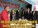 Belediye Meydan�'nda evlendiler