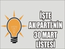 Ak Parti aday listelerinin tamam� ilk kez Bolu Express�te