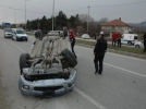 �� a�a� bir direk devirdi ancak durabildi