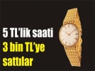 Doland�r�c�lar�n alt�n saat vurgunu