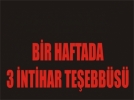 �ntihar giri�imlerinde �ok art��