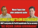 "Cemaat bize oy verecek"
