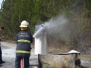 Sigara izmariti hem arac� hem orman� yakt�