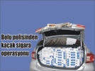 TEM otoyolunda ka�ak sigara operasyonu
