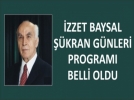 ��te �zzet Baysal ��kran G�nleri program�