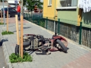 Taksi ile motosiklet �arp��t�