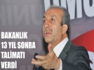 13 y�l sonra nihayet
